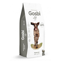 GOSBI LIFE BALANCED WITH LAMB 12KG, hrana uscata pentru caini adulti de toate rasele