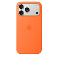 Husă Apple iPhone 17 Pro Max Silicone Case with MagSafe, Portocaliu