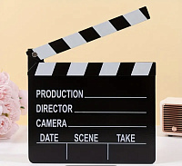 Clachetă cinematografică decorativă pentru filmări