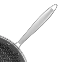 Tigaie WOK RESTO 95349, 28cm, Oțel inoxidabil