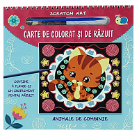 Carte de colorat si de razuit. Animale de companie