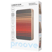Acumulator extern Proove Carbon Slim 22.5W, 10000mAh, Bronz
