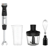 Blender de mână Tefal HB673830, Negru | Oțel inoxidabil