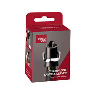 Vacu Vin Champaqne Saver & Server Black Box