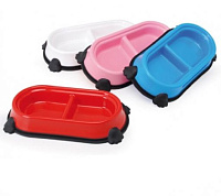 CAMON Double plastic bowl , bol dublu din plastic