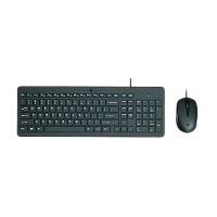 Set Tastatură + Mouse HP 150, Cu fir, Negru