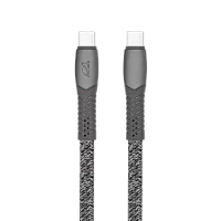 Cable de date Rivacase PS6105, USB Type-C/USB Type-C, 1,2m, Gri
