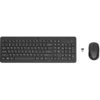 Set Tastatură + Mouse HP 300, Fără fir, Negru