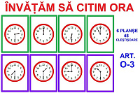 O-3 Joc cu cleşte Învăţăm să citim ora