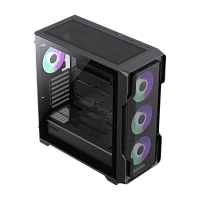 Carcasă PC Gamemax Siege, Midi-Tower, Fără PSU, Negru