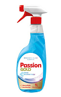 Solutie pentru curatat geamuri  Passion Gold nanotechnology blue 1l
