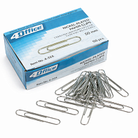 Agrafe metalice 4Office, 50 mm, argintiu, set 100 bucati
