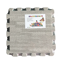 Covoraș-puzzle educativ „Sur” cu imprimeu tip pardoseală, 9 elem.