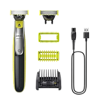 Trimmer pentru bărbați Philips QP2834/23, Negru | Verde