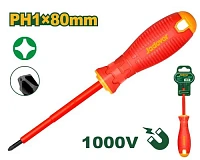 Șurubelniță izolată electric 1000V PH1x80mm Jadever