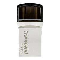 Memorie USB Transcend JetFlash 890, 128GB, Argintiu