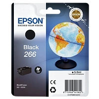 Cartuș de cerneală Epson T266, 6ml, Negru