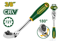 Cheie cu clichet și cap articulat flexibil 3/8" JDRW4238 Jadever