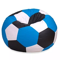 BeanBag Minge marimea"L",culoarea albastru,alb,negru din ecopiele