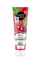 Organic Shop Pastă de dinți protecție orală cu cireșe și rodie, 100g