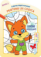 Colorez dupa numere. Prietenii lui Codita