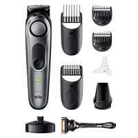Trimmer pentru bărbați Braun BT7420, Negru | Argintiu