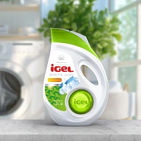 Detergent lichid pentru rufe albel iGEL White 2 L / 50 spalari