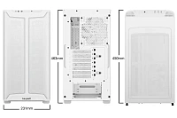 Carcasă PC be quiet! Pure Base 501 DX, Midi-Tower, Fără PSU, Alb