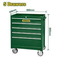 Dulap mobil pentru scule cu 5 sertare 688x458x735 mm; Jadever