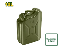 Canistră metalică verticală pentru combustibil 10L Jadever JDQY1310