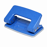 Perforator 8 file 4Office, metalic, 8cm standard, albastru, pentru birou si scoala