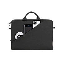 Geantă pentru Laptop Rivacase Tivoli, 15.6", Poliester, Gri