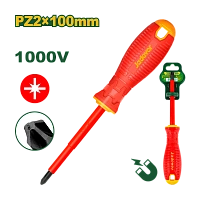 Șurubelniță izolată electric 1000V PZ2x100mm Jadever