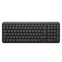 Tastatură Logitech K250, Fără fir, Grafit