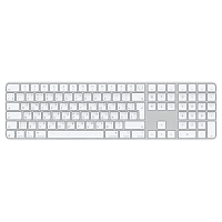 Tastatură Apple Magic Keyboard with Touch ID and Numeric Keypad A3119 USB-C, Fără fir, Alb