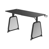 Birou Gaming Lumi GMD12E-2D, Negru