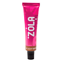 Vopsea pentru sprâncene ZOLA cu colagen 01 Light Brown 15 ml