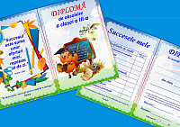 Diplomă de absolvire a clasei a III-a art.DCL3S-1.1