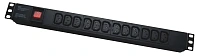 19" 1U IEC type, PDU-IE0021, 12 ports, 16A, 1.8M, APC Electronic