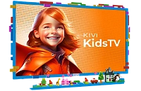 32" LED SMART TV KIVI KidsTV, 1920x1080 FHD, Android TV, Albastru
