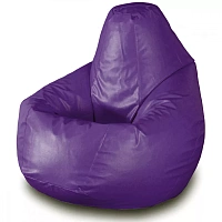 Fotoliu Bean Bag pară mărimea L din ecopiele MAX culoarea violetă