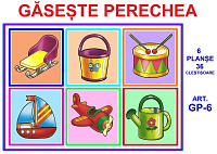 GP-6 Joc cu cleşte Găseşte perechea
