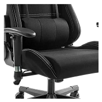 Scaun Gaming Lumi CH06-14, Textil, Negru