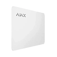 Card securizat fără contact Ajax Pass, Alb