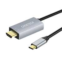 Adaptor USB Choetech XCH-M180, USB Type-C (F) - HDMI (F), 1,8m, Argintiu