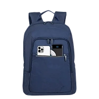 Rucsac pentru Laptop RivaCase 7561, 15.6", Poliester RPET ECO-FRIENDLY, Albastru-închis