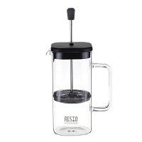 Cafetiera French Press RESTO 90504, 0,8L, Transparent