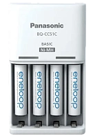 Încărcător Acumulatori Panasonic K-KJ51MCD04E, Alb