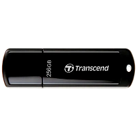Memorie USB Transcend JetFlash 700, 256GB, Negru