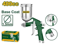 Pistol de pulverizare pneumatic cupă metalică 400cc 1.5mm Jadever JDGA1540
